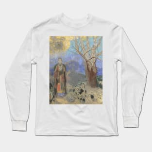 Buddha by Odilon Redon Long Sleeve T-Shirt